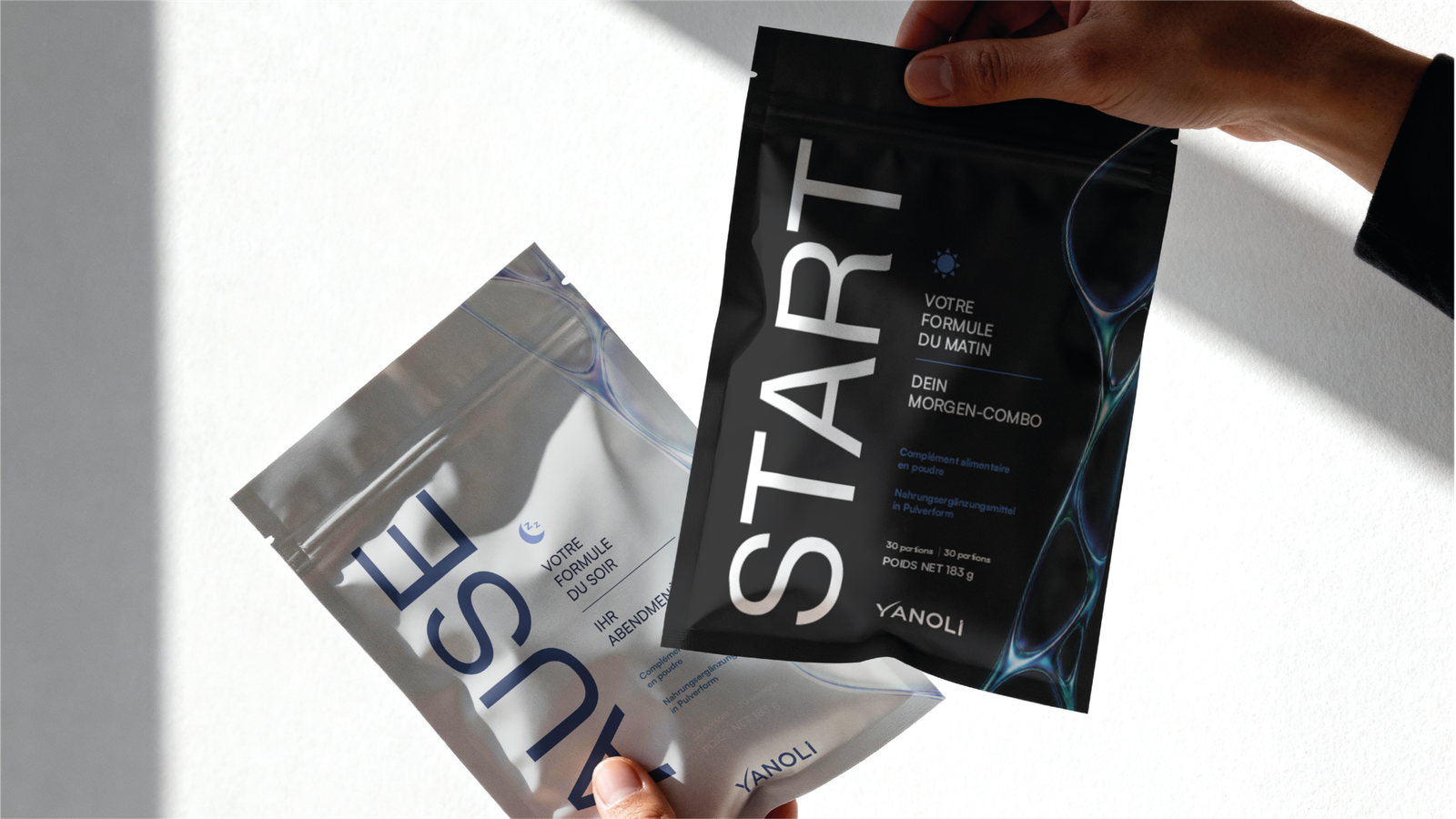 Packaging Start Pause conçu par Kevin Tony